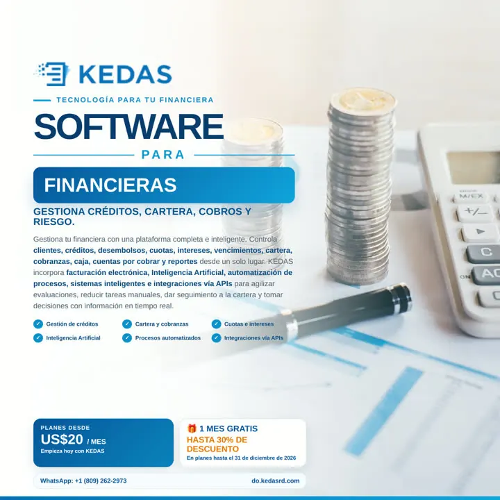 Software KEDAS para Financieras